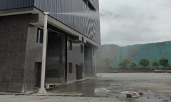 唐山古冶區安裝噴霧樁降塵系統